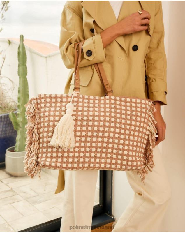Polin et moi Pompones Estefania bag LRX4D396 Accessories camel