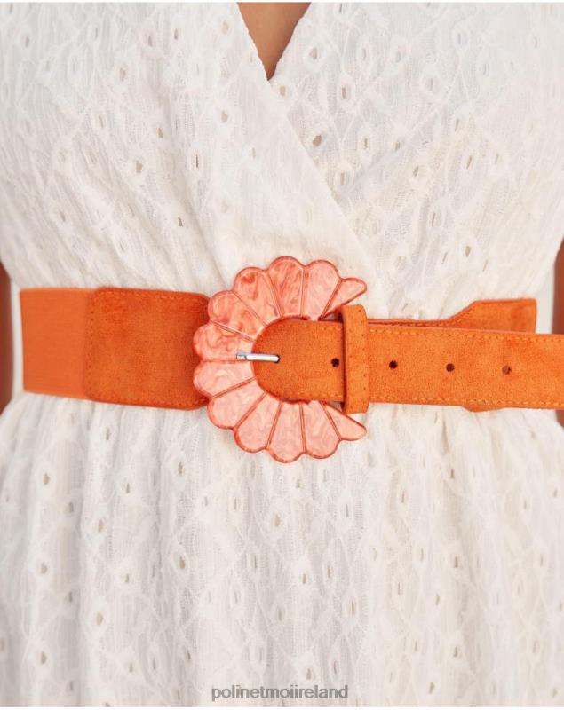 Polin et moi Elastic Belt Fior LRX4D383 Accessories ORANGE