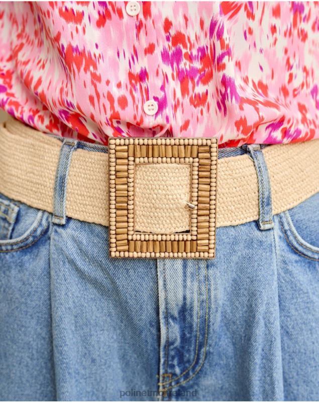 Polin et moi Lide Square Belt LRX4D403 Accessories Raw