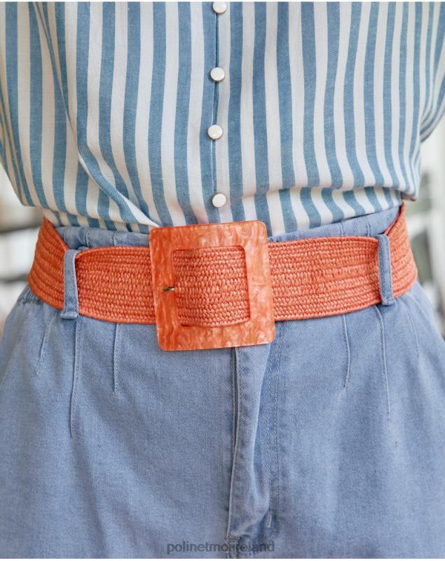 Polin et moi Square Belt Florence LRX4D404 Accessories coral
