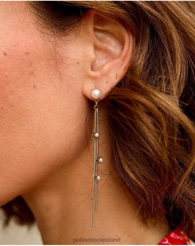 Polin et moi Earrings Flowers Patricia LRX4D407 Accessories GOLD/PLATINUM