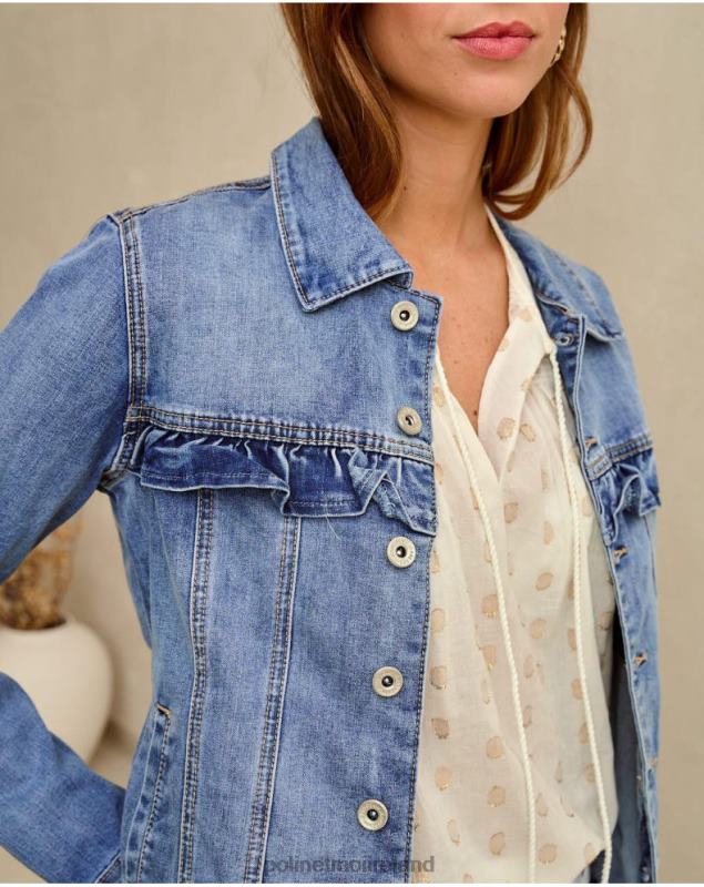Polin et moi Denim Jacket Tannia LRX4D364 Clothing denim