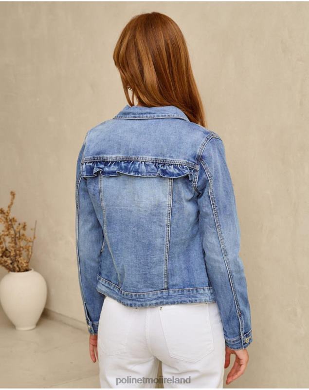 Polin et moi Denim Jacket Tannia LRX4D364 Clothing denim