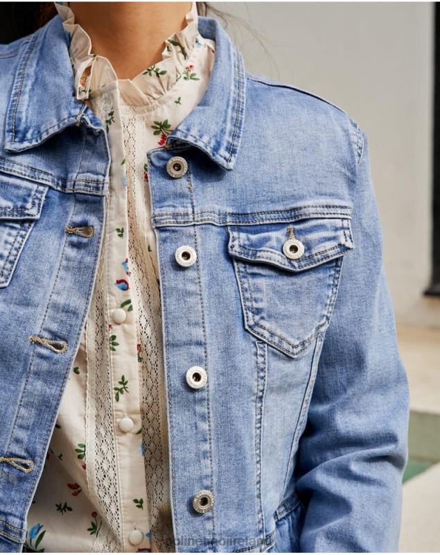 Polin et moi Hunter ruffle Fabrizzia LRX4D362 Clothing denim