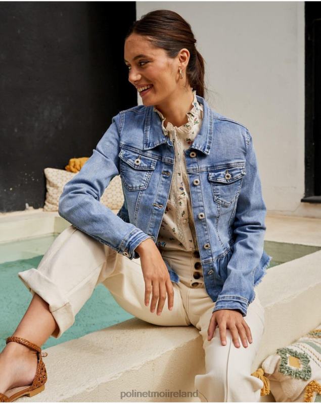 Polin et moi Hunter ruffle Fabrizzia LRX4D362 Clothing denim