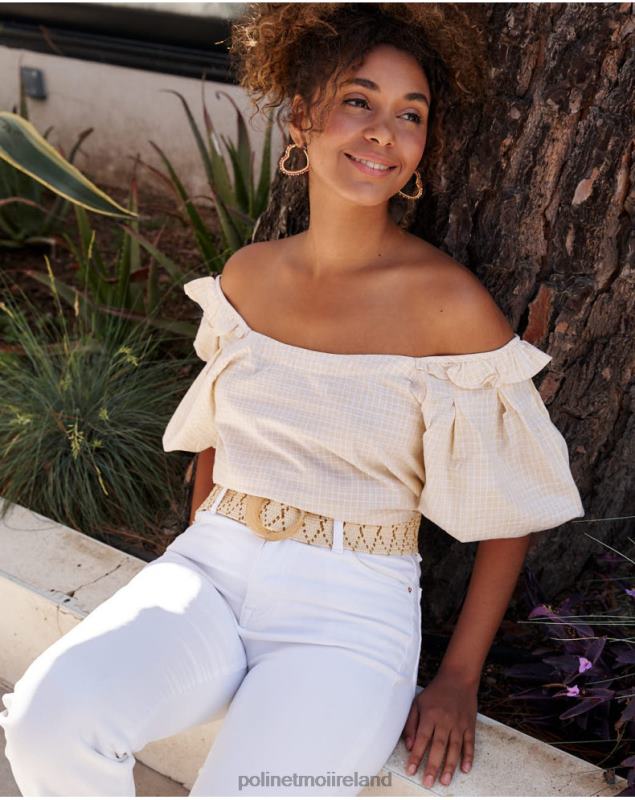 Polin et moi Abullonada Salvia Blouse LRX4D168 Clothing PISTACHIO/LIME