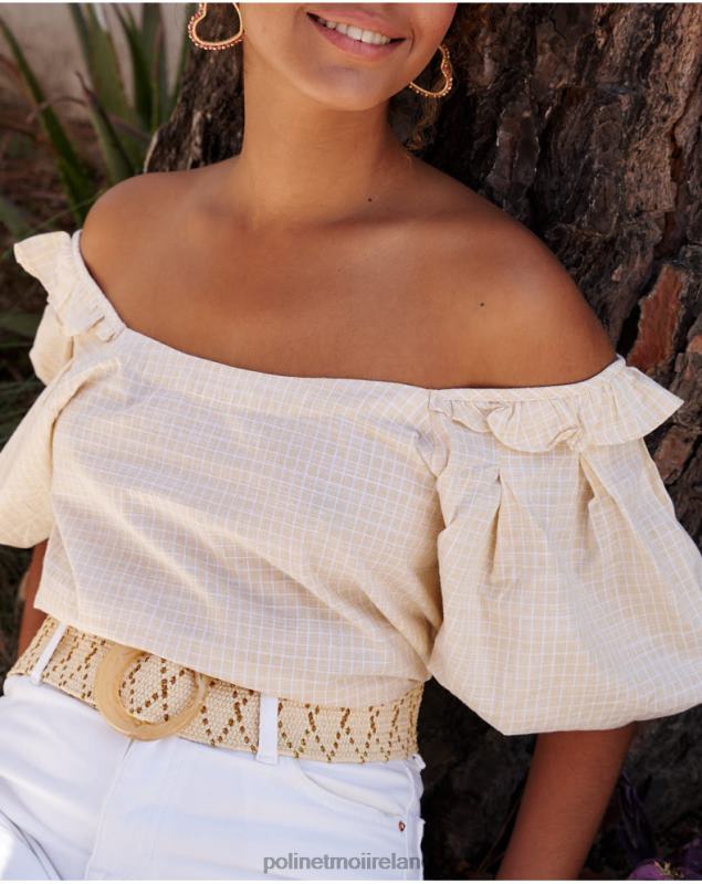 Polin et moi Abullonada Salvia Blouse LRX4D168 Clothing PISTACHIO/LIME