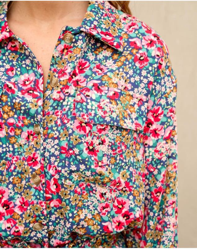 Polin et moi Ayende Pockets Shirt LRX4D157 Clothing Emerald green