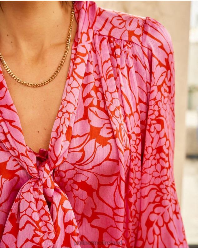 Polin et moi Blouse Bow Idara LRX4D211 Clothing ROSE