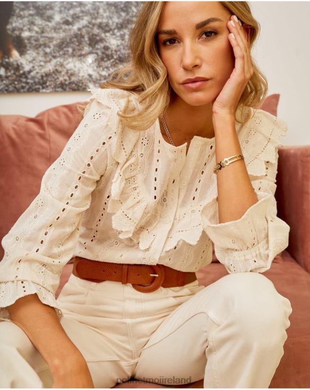 Polin et moi Embroidered shirt Lia LRX4D208 Clothing Raw