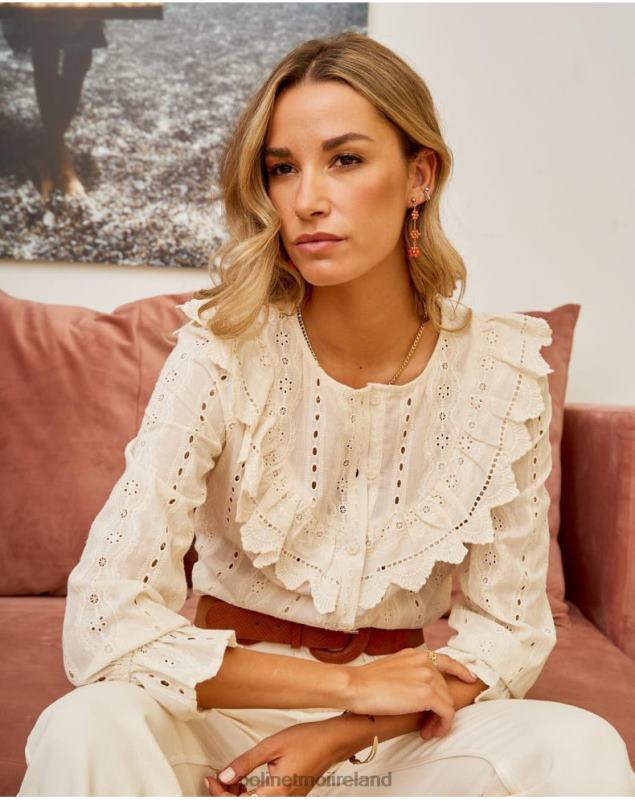 Polin et moi Embroidered shirt Lia LRX4D208 Clothing Raw