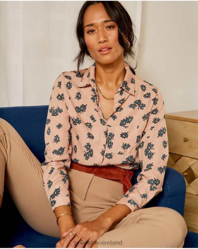 Polin et moi Flor Margarita Shirt LRX4D225 Clothing Rose