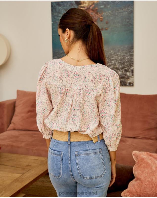 Polin et moi Floral blouse Giovanna LRX4D207 Clothing Rose