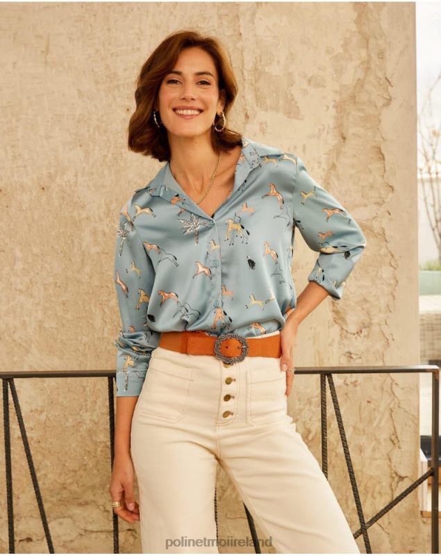 Polin et moi Horse Shirt Vale LRX4D215 Clothing denim