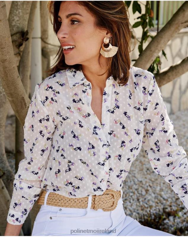 Polin et moi Plumeti Emelina Shirt LRX4D200 Clothing white