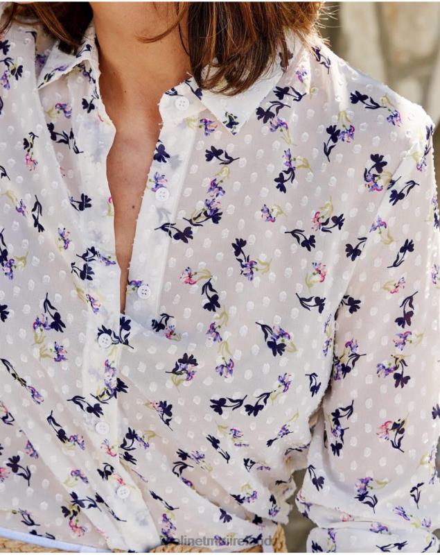 Polin et moi Plumeti Emelina Shirt LRX4D200 Clothing white