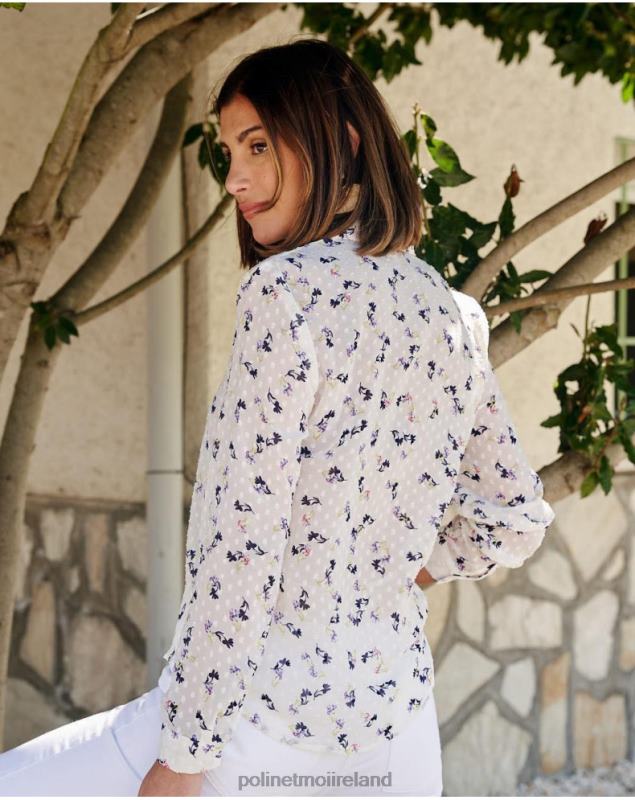 Polin et moi Plumeti Emelina Shirt LRX4D200 Clothing white