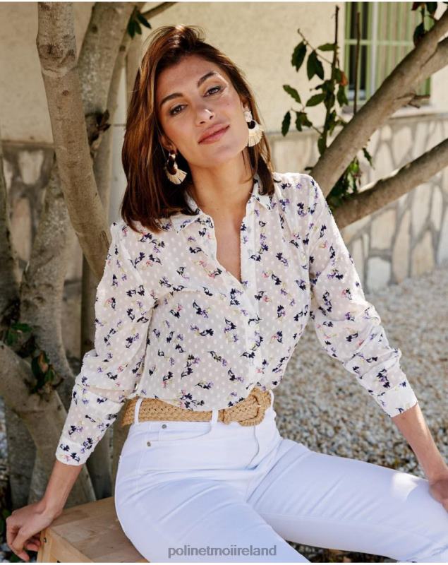 Polin et moi Plumeti Emelina Shirt LRX4D200 Clothing white