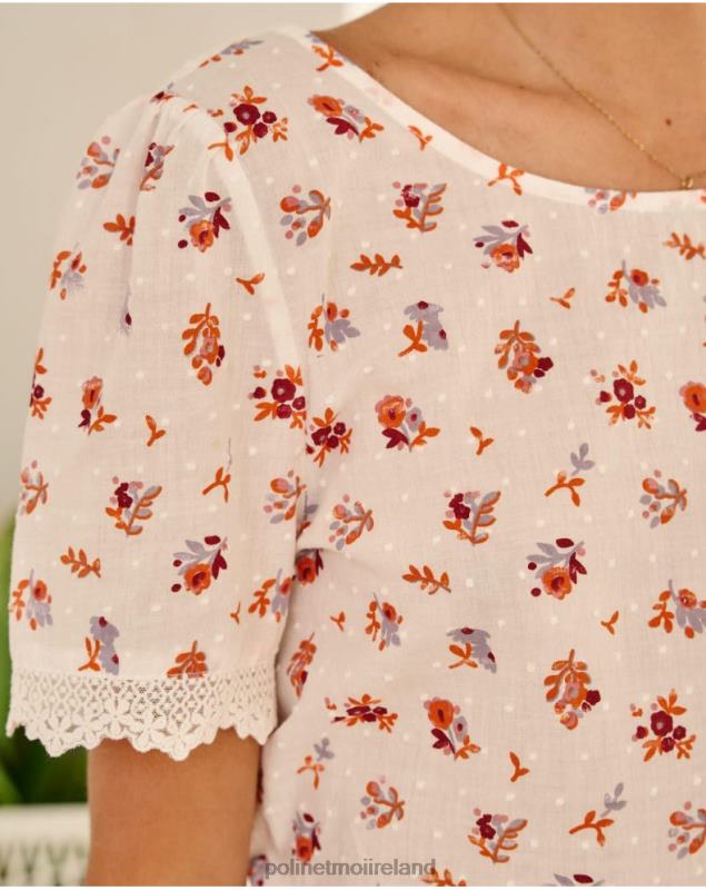 Polin et moi Plumeti Renata blouse LRX4D175 Clothing Lilac