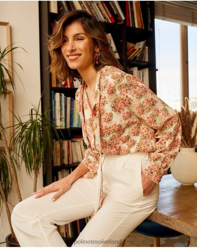 Polin et moi Shirt Bow Edit LRX4D221 Clothing Rose