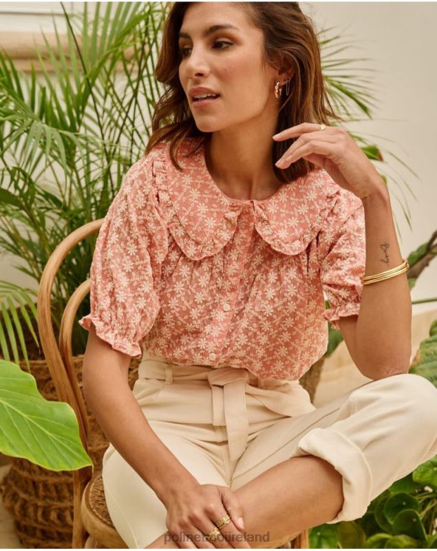 Polin et moi Tea Embroidered Blouse LRX4D164 Clothing Makeup