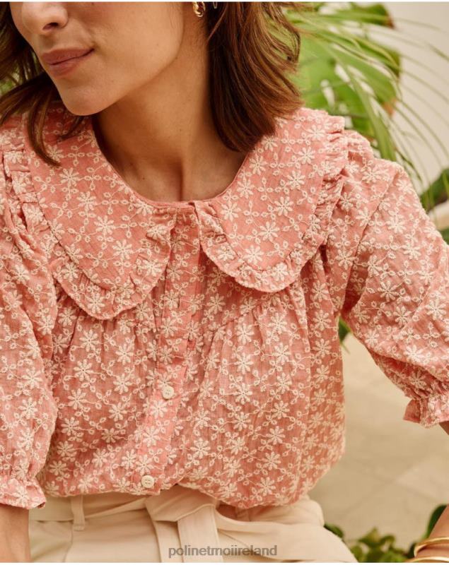 Polin et moi Tea Embroidered Blouse LRX4D164 Clothing Makeup