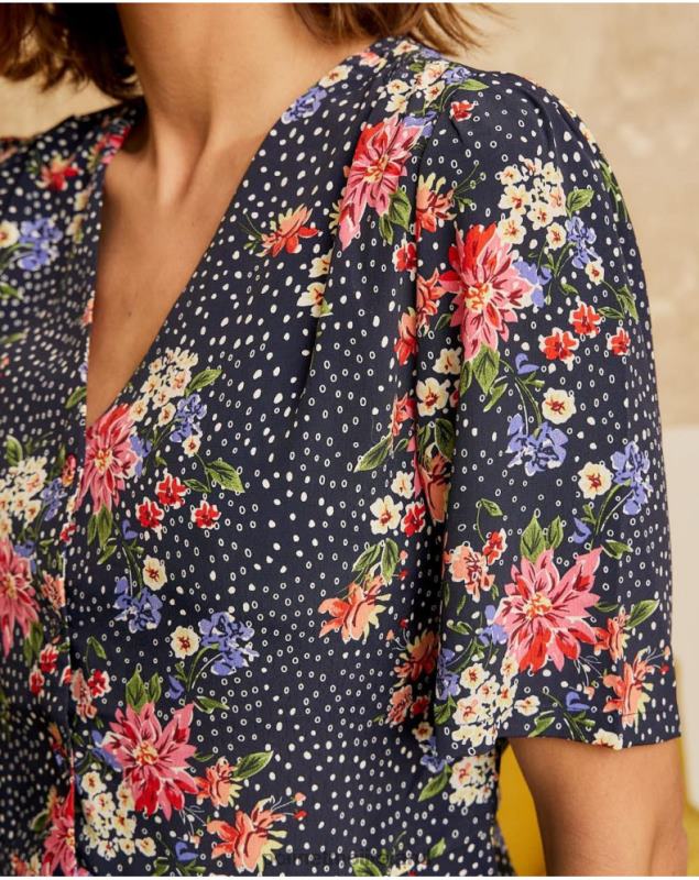 Polin et moi Topos Fabia Blouse LRX4D220 Clothing Marine