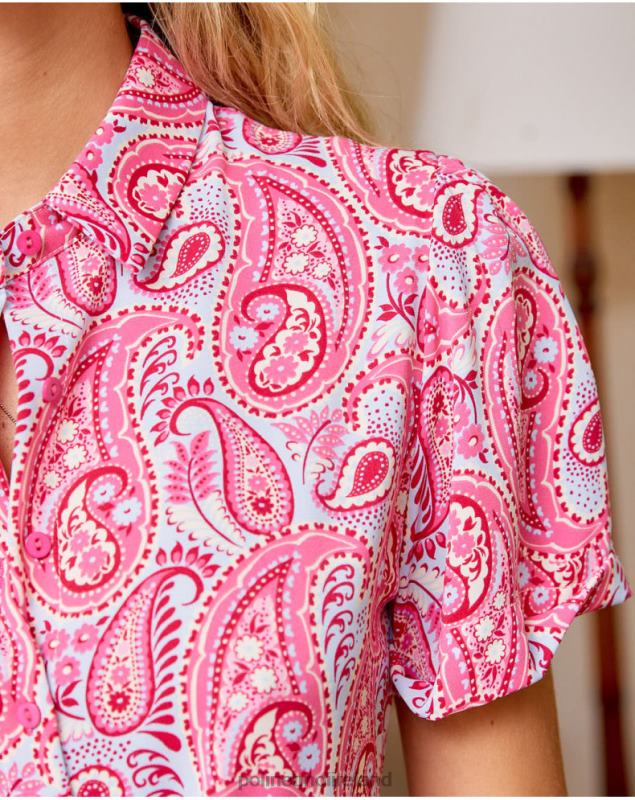 Polin et moi Amoebas dress Fantasy LRX4D106 Clothing Raspberry