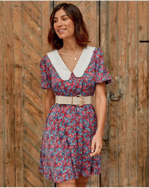 Polin et moi Baby Neck Dress Ania LRX4D123 Clothing Red