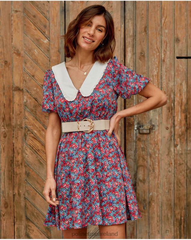 Polin et moi Baby Neck Dress Ania LRX4D123 Clothing Red