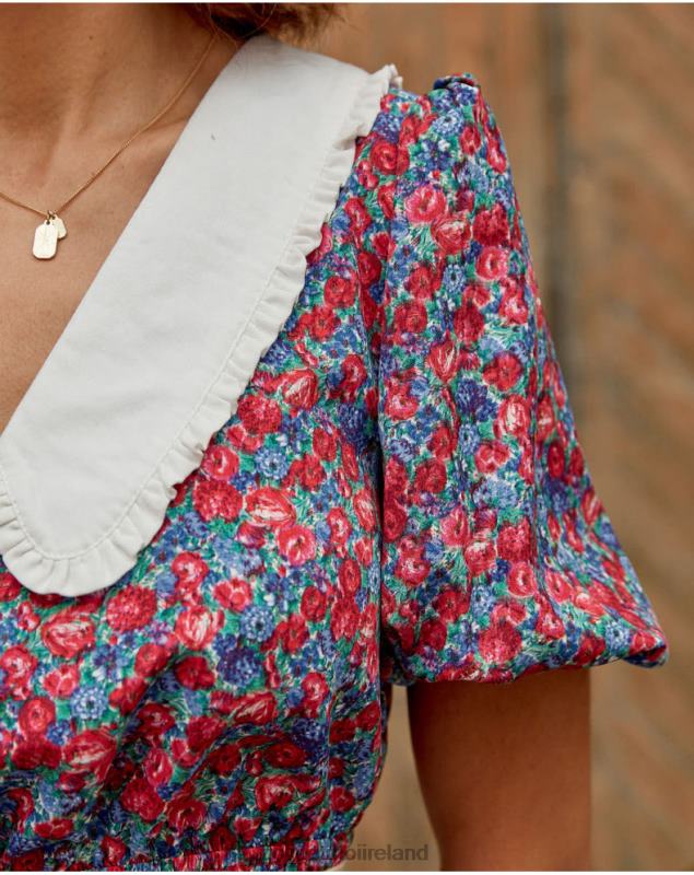 Polin et moi Baby Neck Dress Ania LRX4D123 Clothing Red