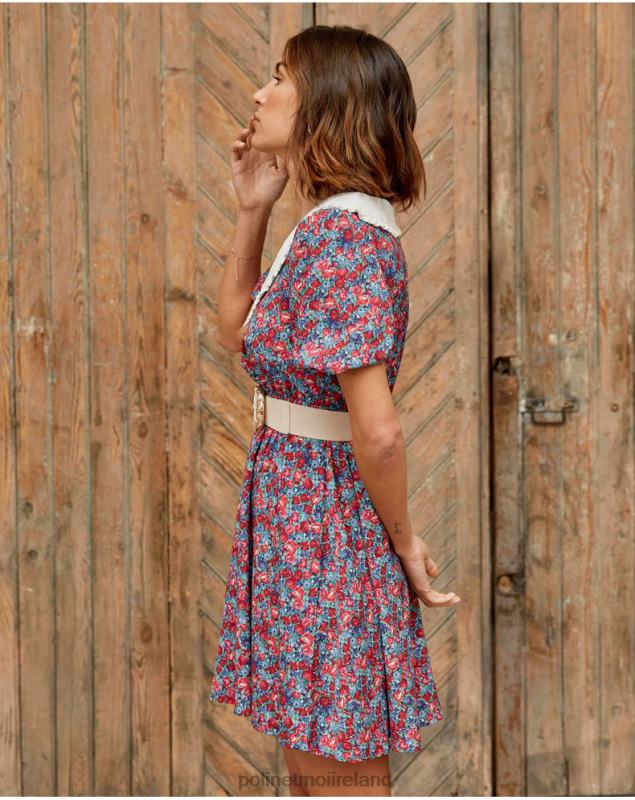 Polin et moi Baby Neck Dress Ania LRX4D123 Clothing Red