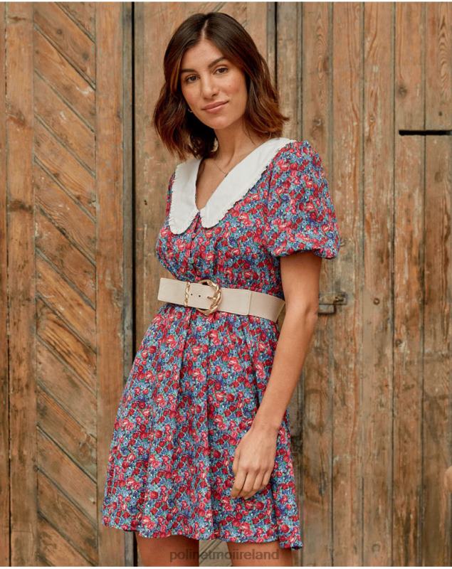 Polin et moi Baby Neck Dress Ania LRX4D123 Clothing Red