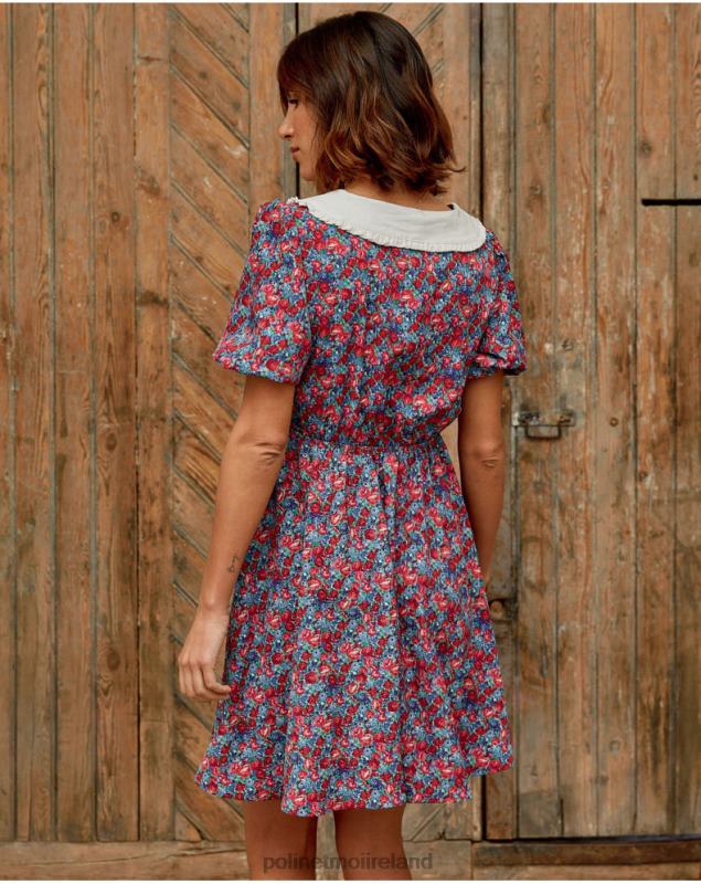 Polin et moi Baby Neck Dress Ania LRX4D123 Clothing Red