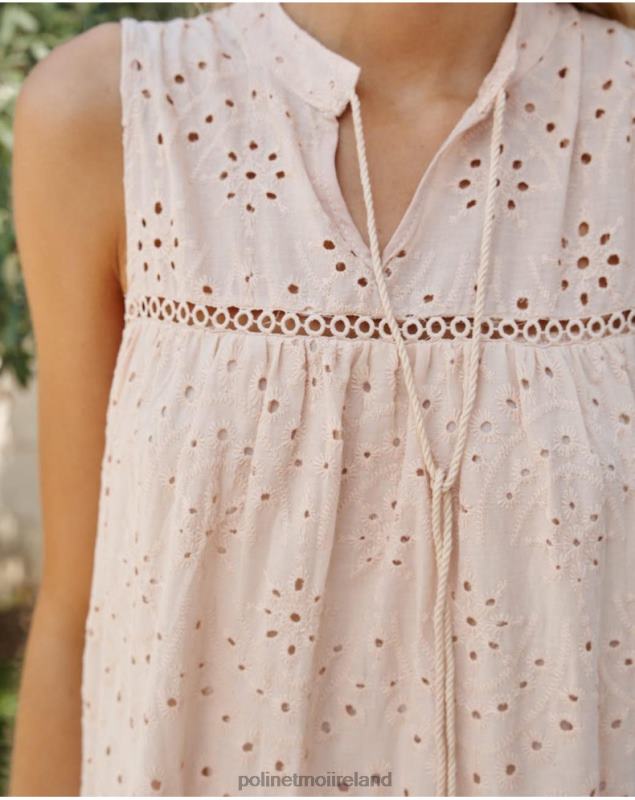 Polin et moi Babydoll Malak Dress LRX4D11 Clothing Beige