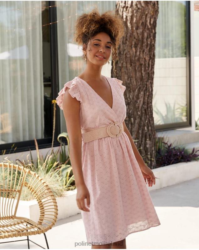 Polin et moi Batista Carmina dress LRX4D22 Clothing Rose