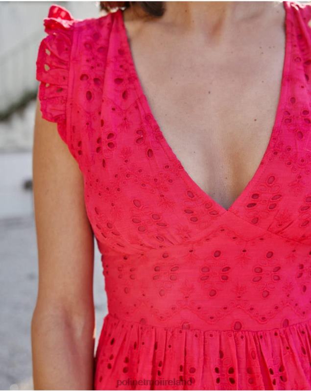 Polin et moi Batista Ilina dress LRX4D128 Clothing Fuchsia