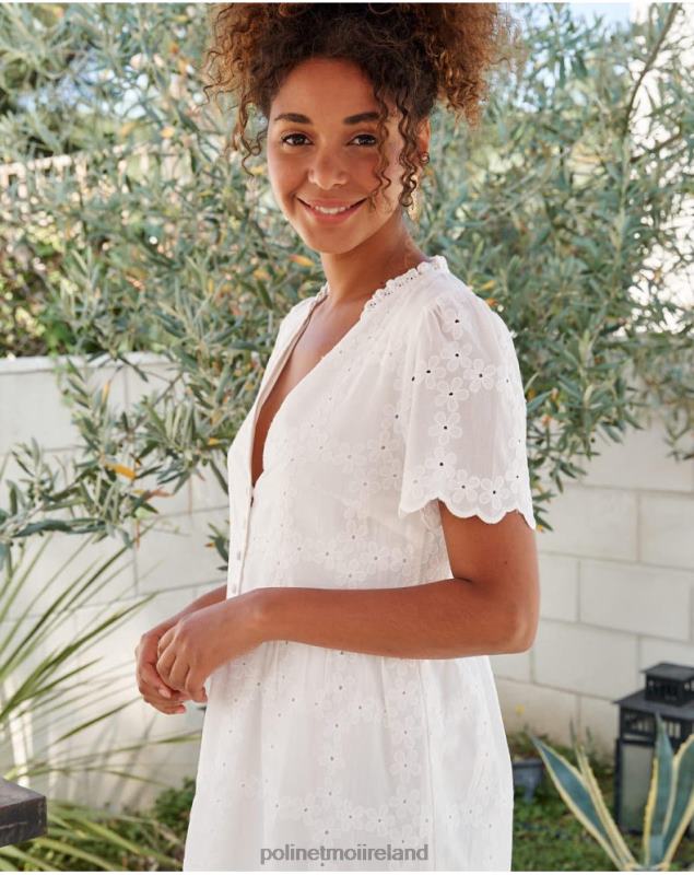 Polin et moi Batista dress Dani LRX4D29 Clothing WHITE