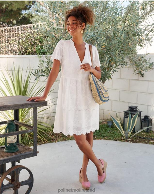 Polin et moi Batista dress Dani LRX4D29 Clothing WHITE