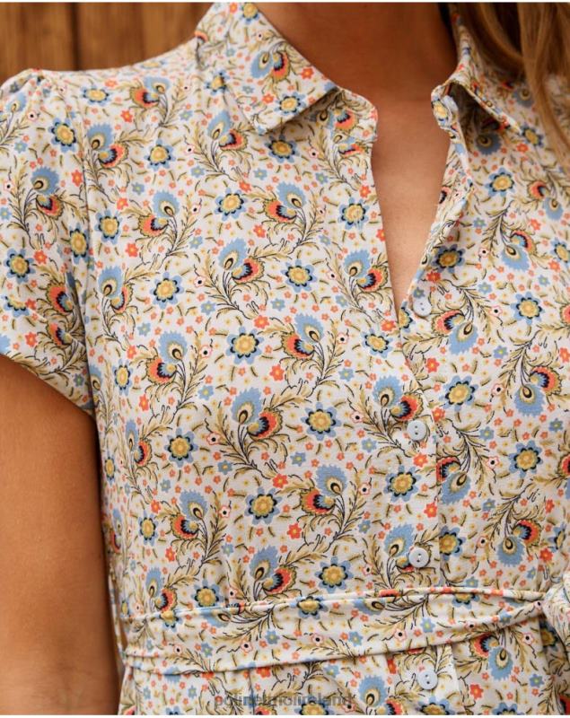 Polin et moi Camisero dress Ilsa LRX4D31 Clothing Celestial