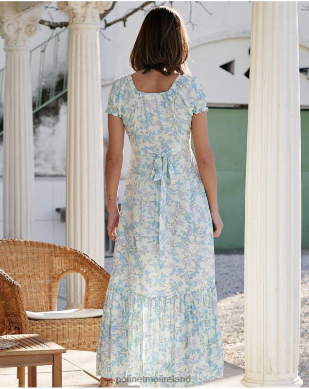 Polin et moi Clarise Buttons Dress LRX4D69 Clothing Eucalyptus