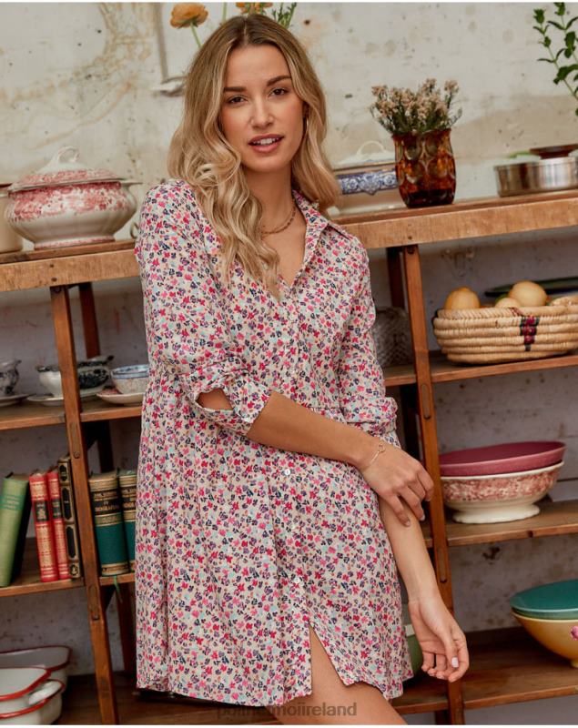 Polin et moi Denise Short Dress LRX4D144 Clothing Raspberry