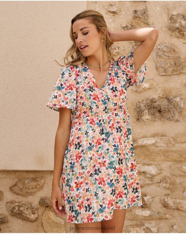 Polin et moi Donia Flowers dress LRX4D54 Clothing emerald green