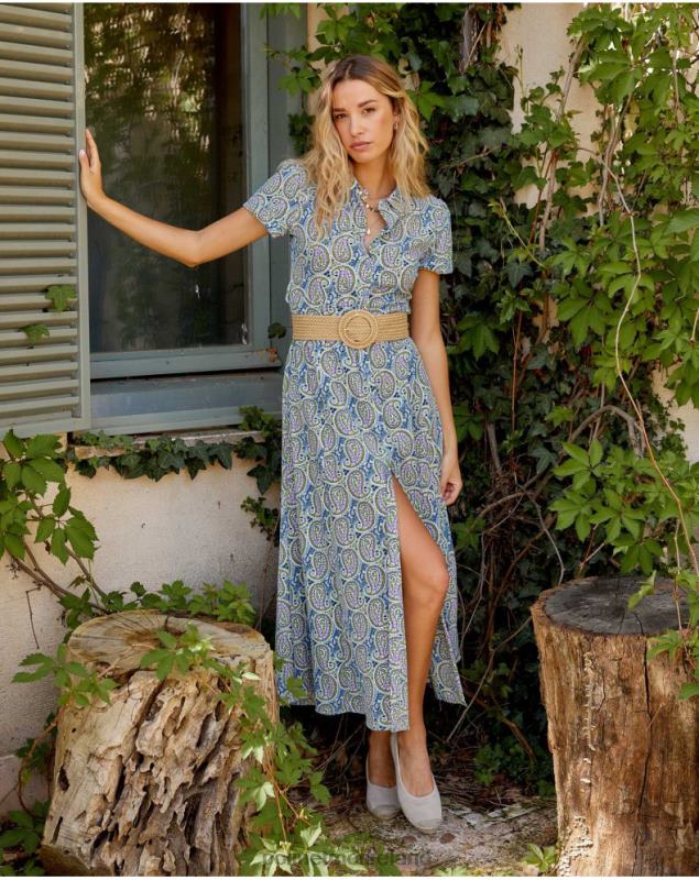 Polin et moi Dress Amoebas Londra LRX4D139 Clothing Celestial