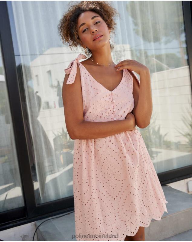 Polin et moi Dress Berta Ties LRX4D3 Clothing Rose