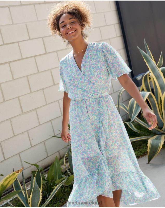 Polin et moi Dress Cross-over Ainhoa LRX4D14 Clothing denim