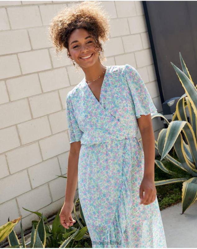 Polin et moi Dress Cross-over Ainhoa LRX4D14 Clothing denim