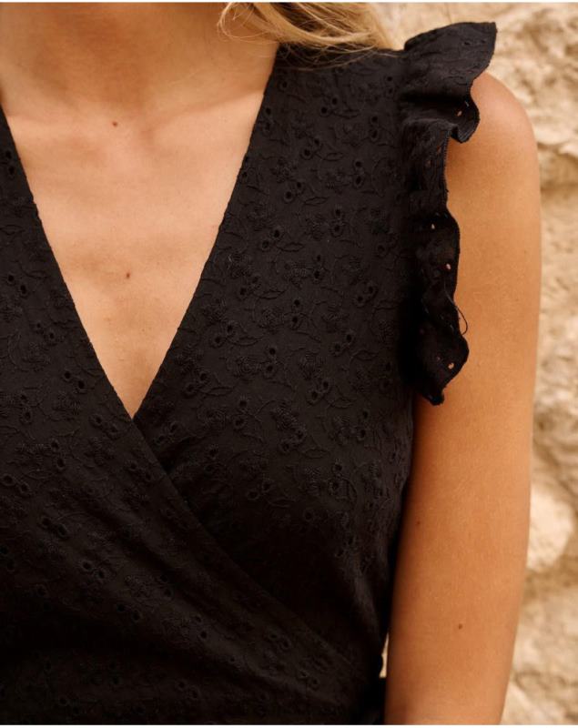 Polin et moi Dress Cross-over Azara LRX4D44 Clothing black