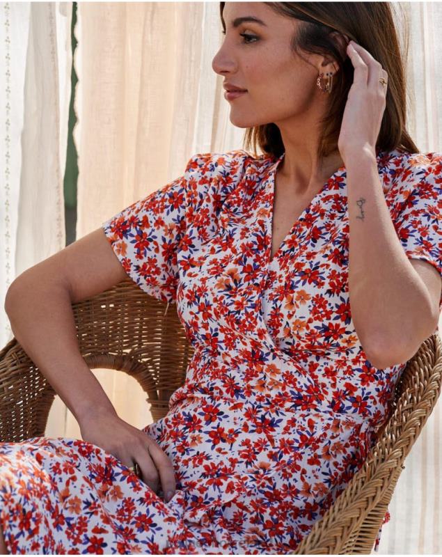 Polin et moi Dress Cross-over Dina LRX4D57 Clothing Mango