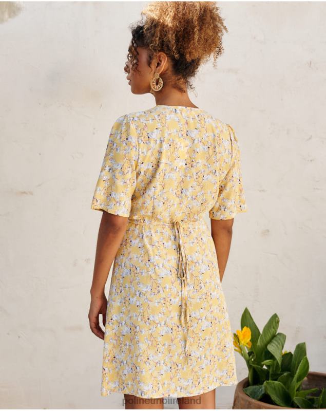 Polin et moi Dress Cross-over Edda LRX4D33 Clothing YELLOW